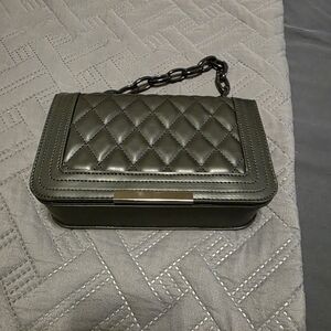 Quilted Black Chain Bag